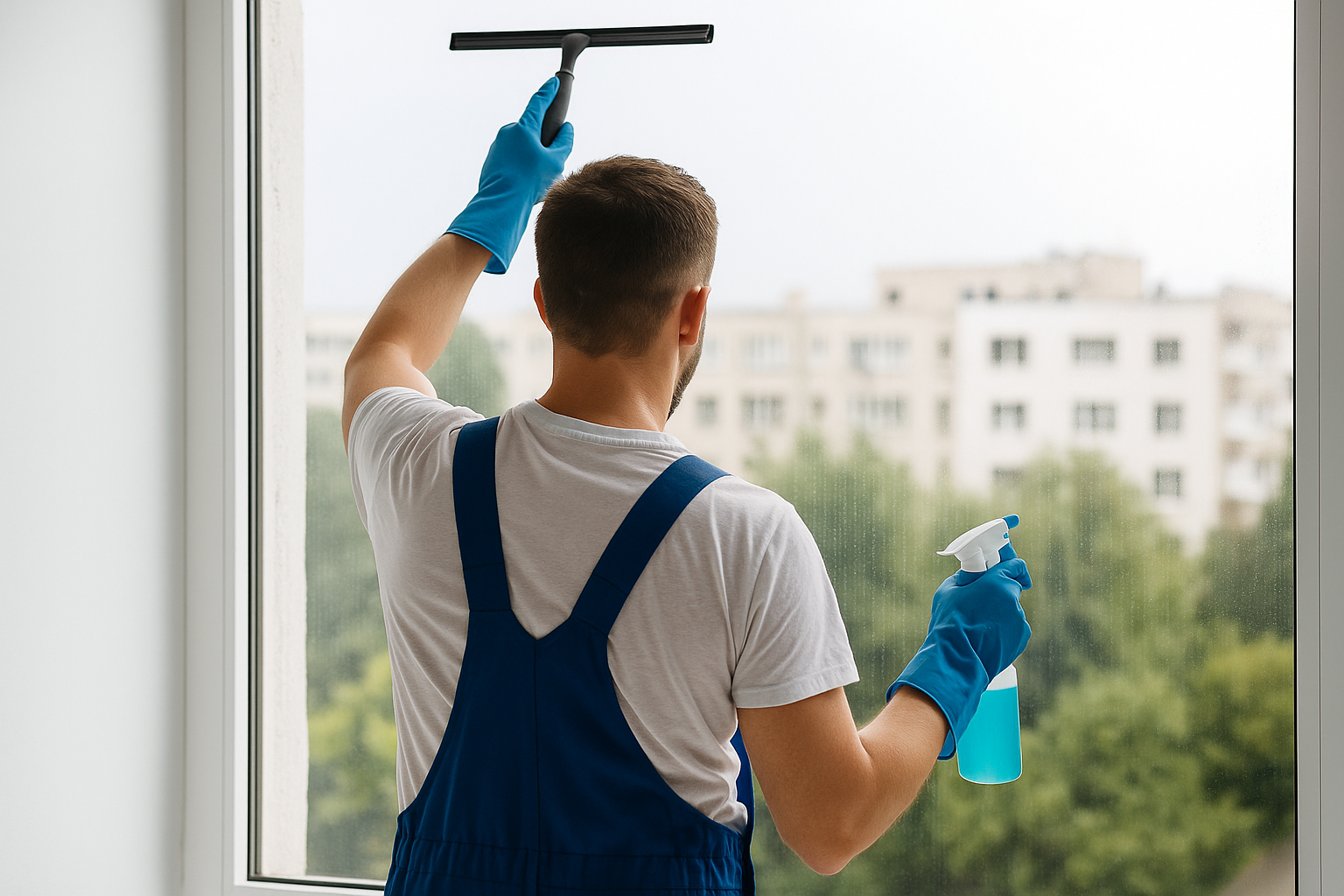 Glasreinigung – streifenfreie Fenster