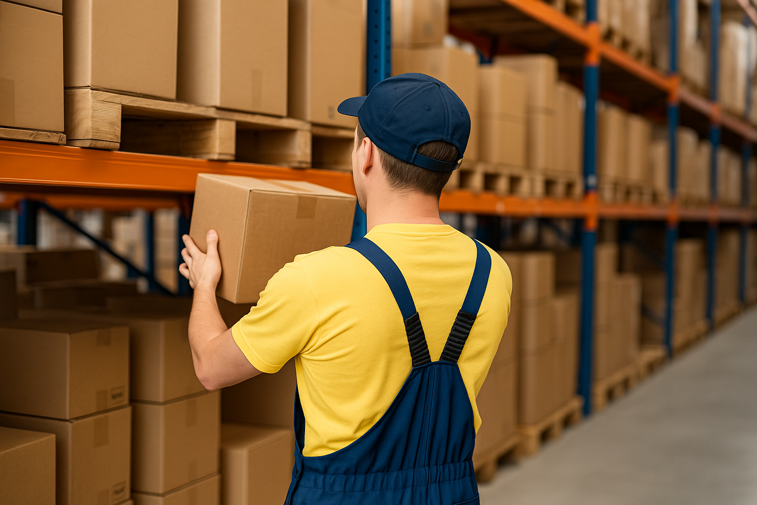 Regalverpackung – strukturierte Waren